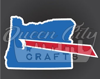 Buffalo Oregon Backers Sticker Decal