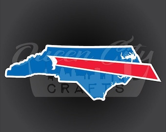 Buffalo Backers North Carolina Sticker Decal