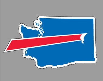Buffalo Backers Washington Sticker Decal