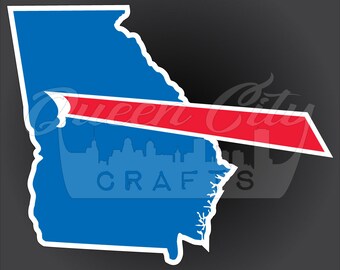 Buffalo Backers Georgia Sticker Decal