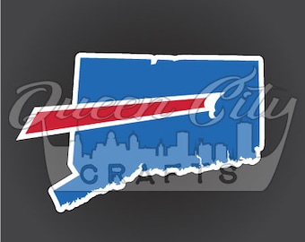 Buffalo Backers Connecticut Sticker Decal