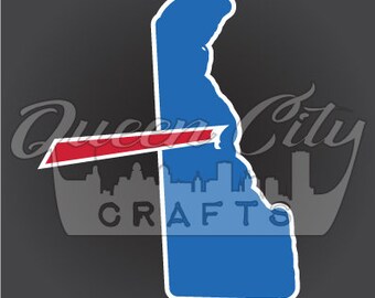 Buffalo Backers Delaware Sticker Decal