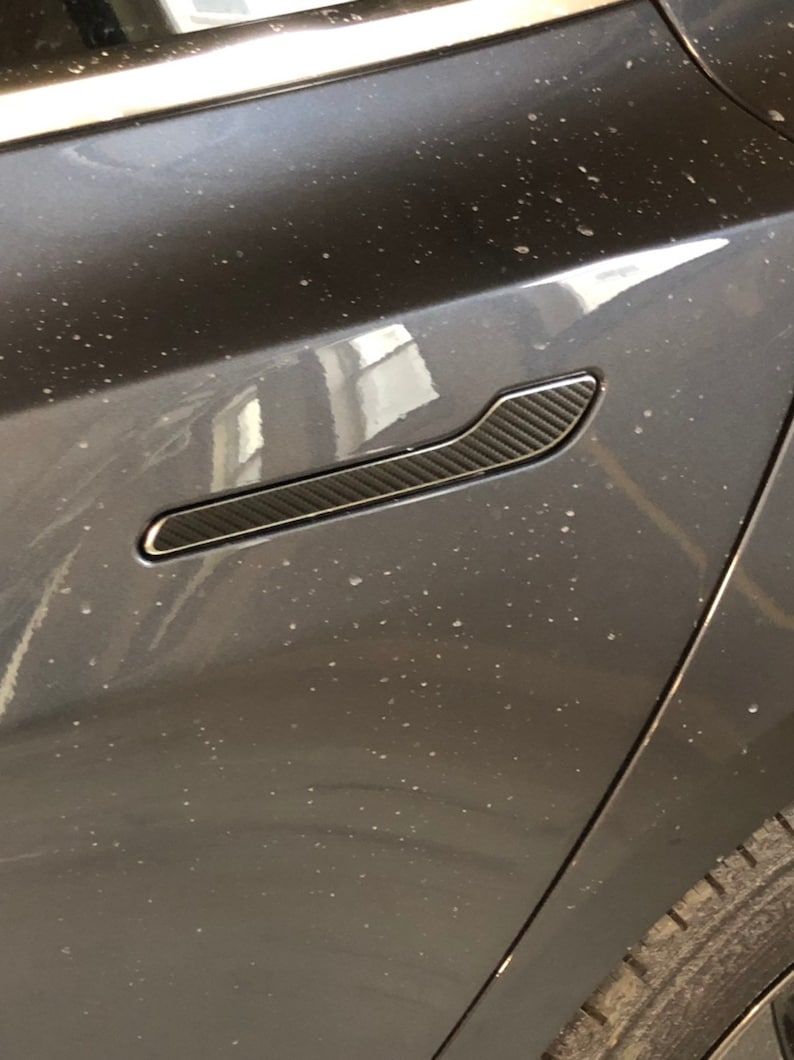 Tesla Model 3 Door Handle Overlay Vinyl Wrap 3m 4 Handles Ppf Etsy