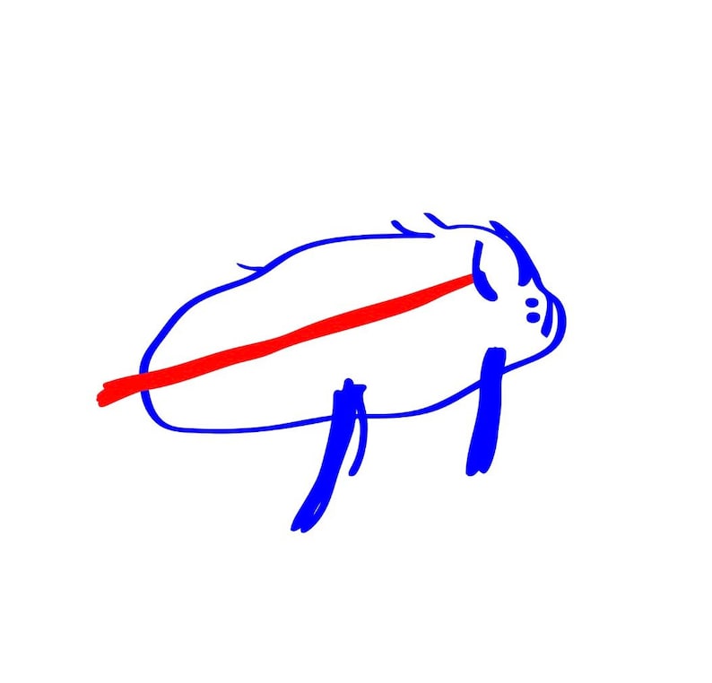 Josh Allen's Drawing Mafia Sticker Car Decal Buffalo Potato image 1