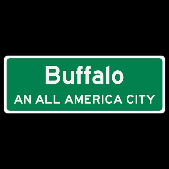 Buffalo an All American City Vinyl Decal Etsy