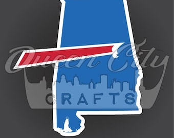 Buffalo Backers Alabama Sticker Decal