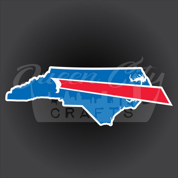 Buffalo Backers North Carolina Sticker Decal