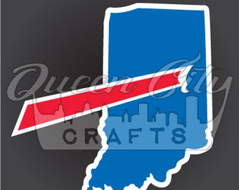 Buffalo Backers Indiana Sticker Decal
