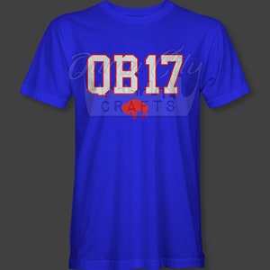 Buffalo Football QB 17 Shirt image 2