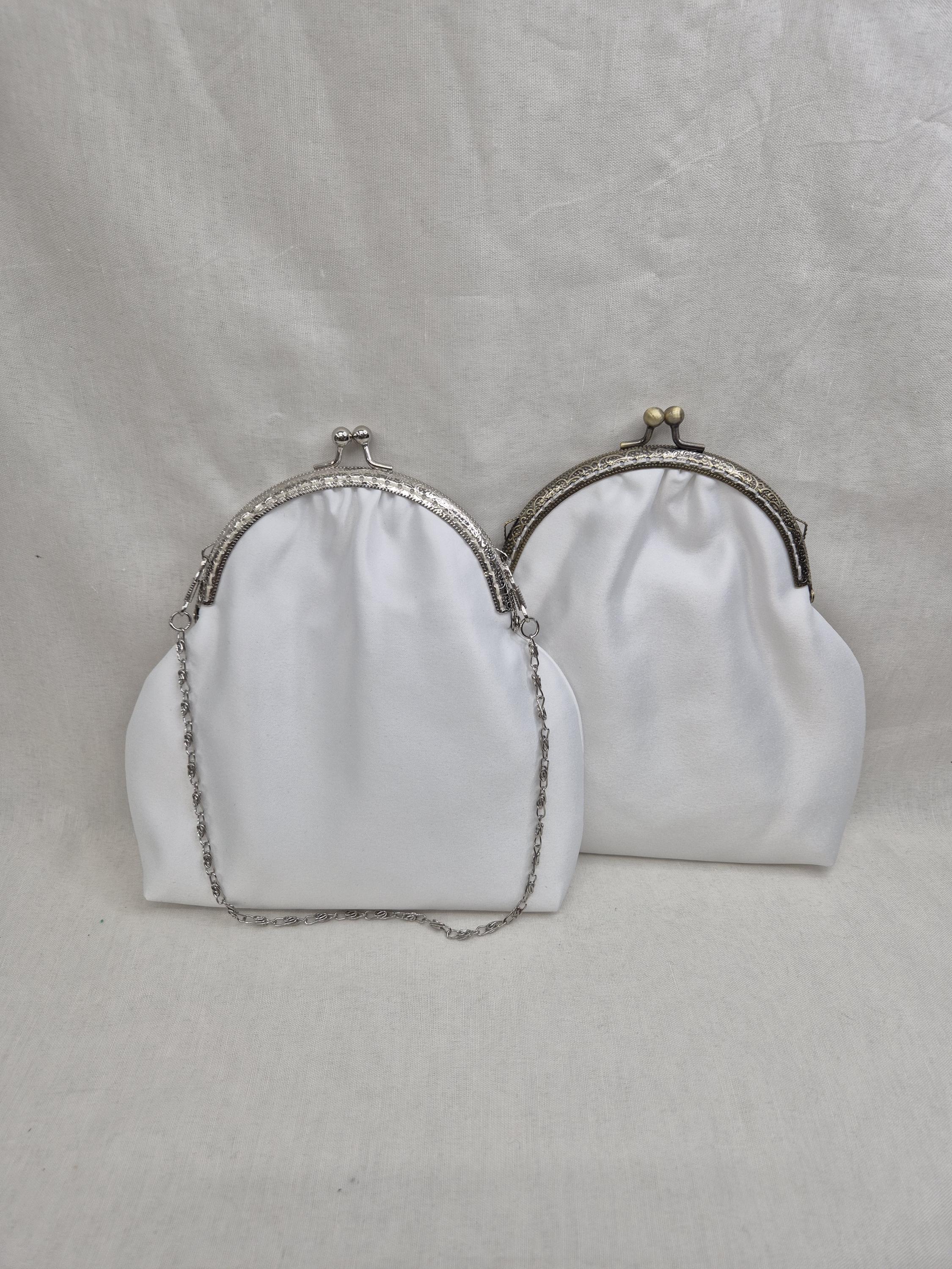 Kasuwa Clutch Tasche Kleine WeiÃƒÂŸe Handtaschen Small Ivory Handbag