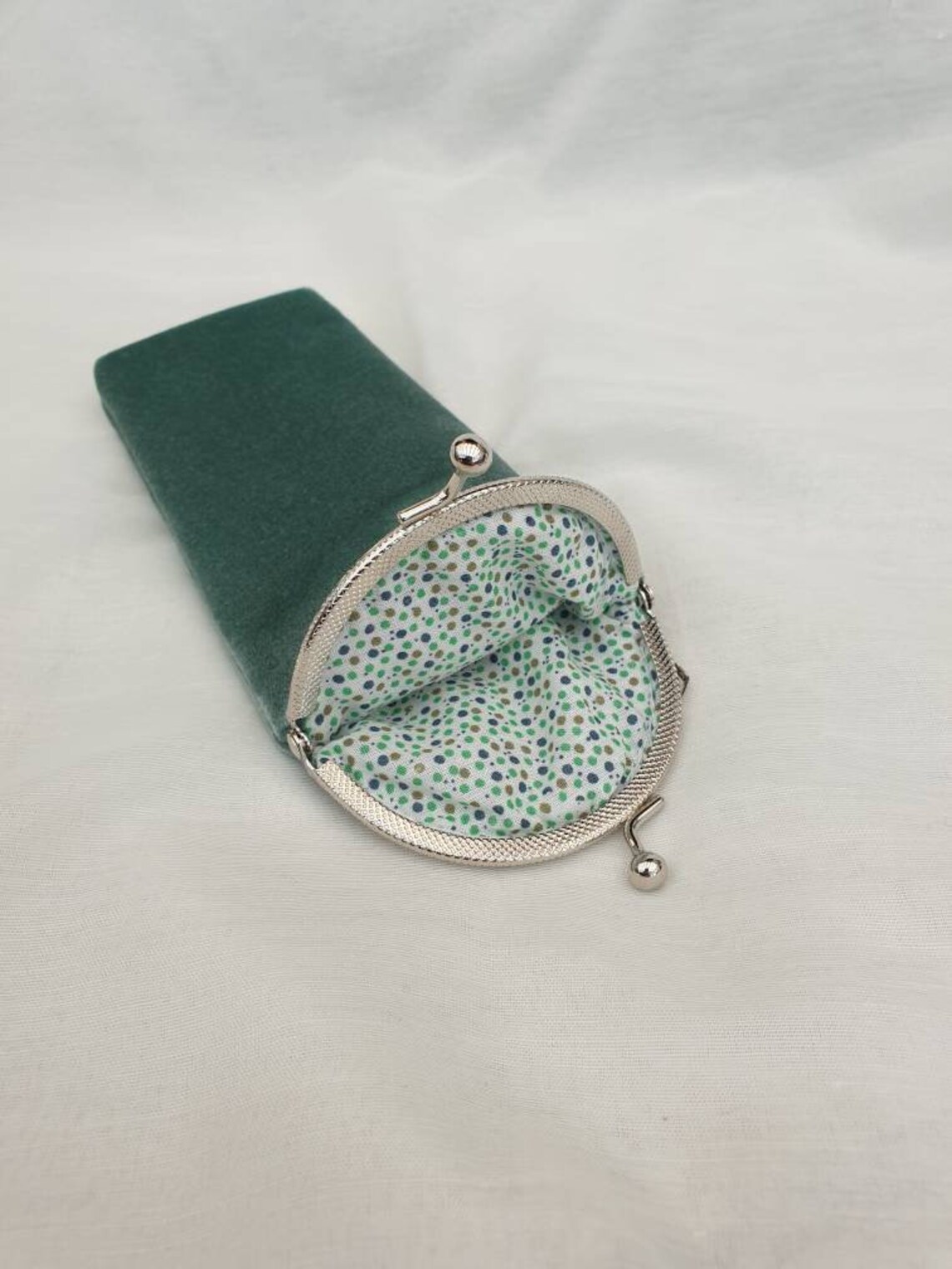 Green Velvet Glasses Case/Sunglasses Case/Eye Wear Etsy