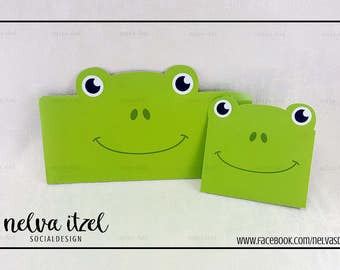 About frog, silhouette studio, cameo, frog envelope