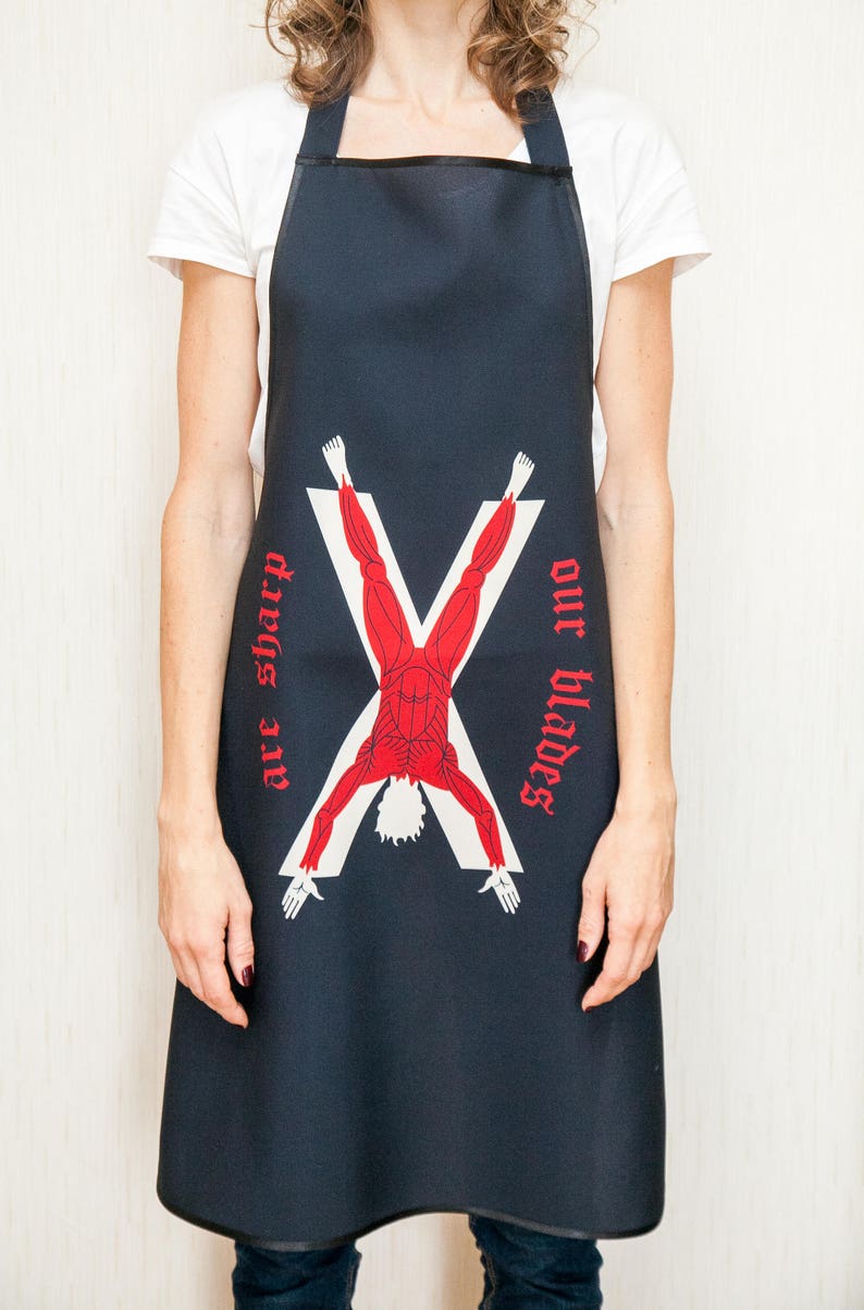 Kitchen Apron Game Of Thrones House Of Bolton Chef Apron Etsy