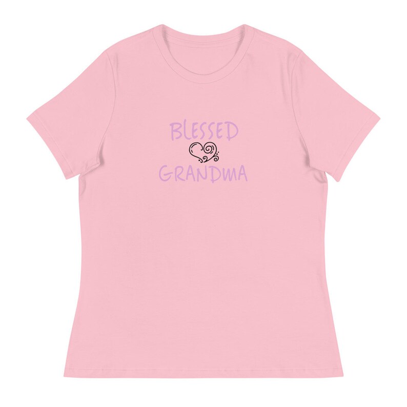 Grandma t-shirt women\u2019s t-shirts positive t-shirts, gift for grandma blessed grandma tee