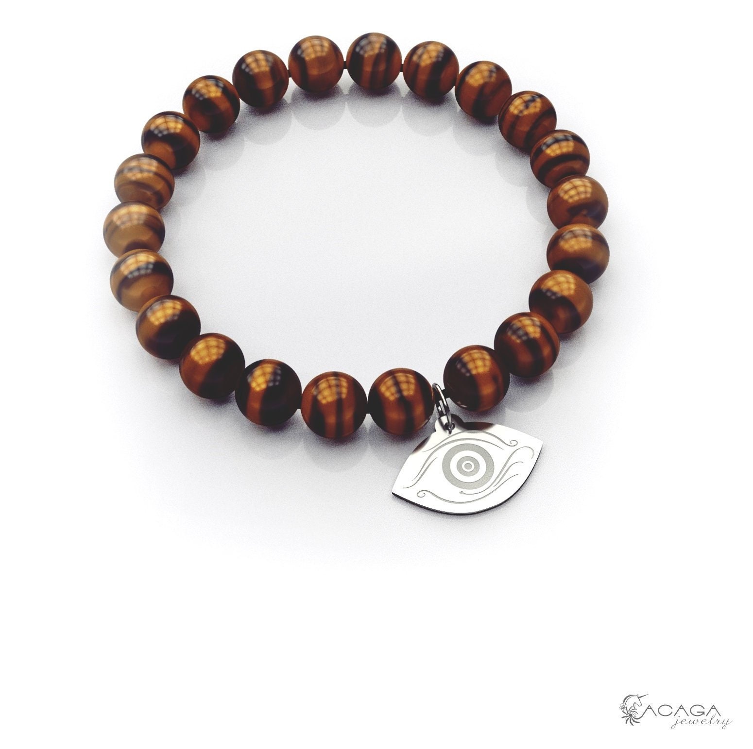 Evil Eye Bracelet Baltic Amber /& Sterling Silver Bracelet