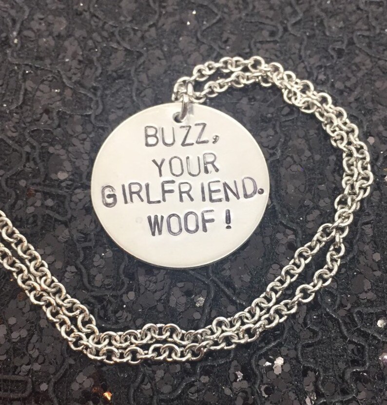 Home Alone Necklace Hand Stamped Metal Jewelry