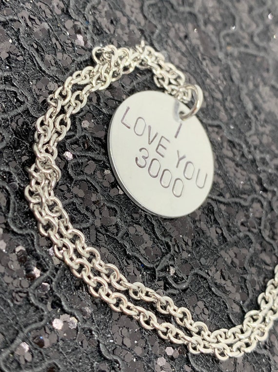Iron Man Necklace, Arc Reactor Pendant Necklace, I Love You Three Thousand  3000 | eBay