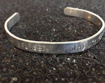 The Greatest Showman Bracelet This Is Me Hand Stamped Metal Cuff Jewelry
