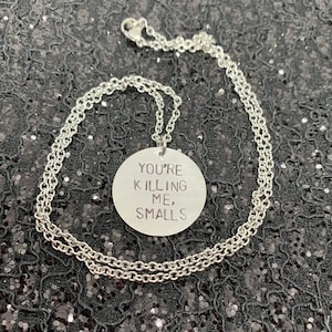 The Sandlot Necklace You&#39;re Killing Me Smalls Hand Stamped Metal Jewelry