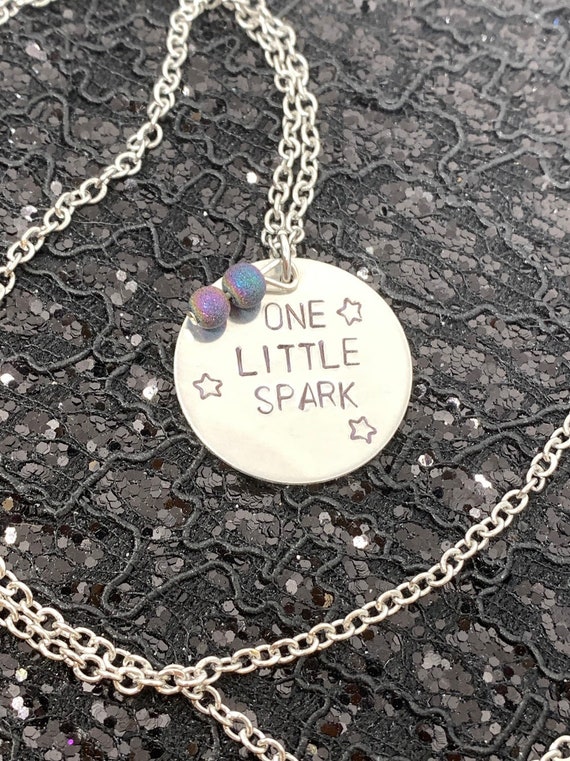 Figment Necklace Disney Journey Into Imagination Hand Stamped Etsy