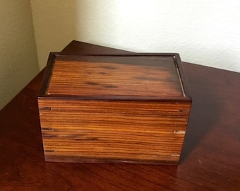 Wooden keepsake box - Cocobolo