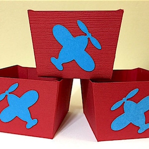 Airplane Themed Small Candy Cups, Airplane Decorations, Airplane Baby Shower, Airplane Birthday, Airplane Cups