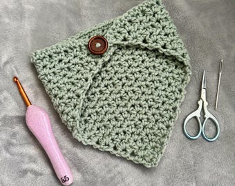 Textured Crochet Dog Bandana Tutorial Beginner Friendly Easy Pattern