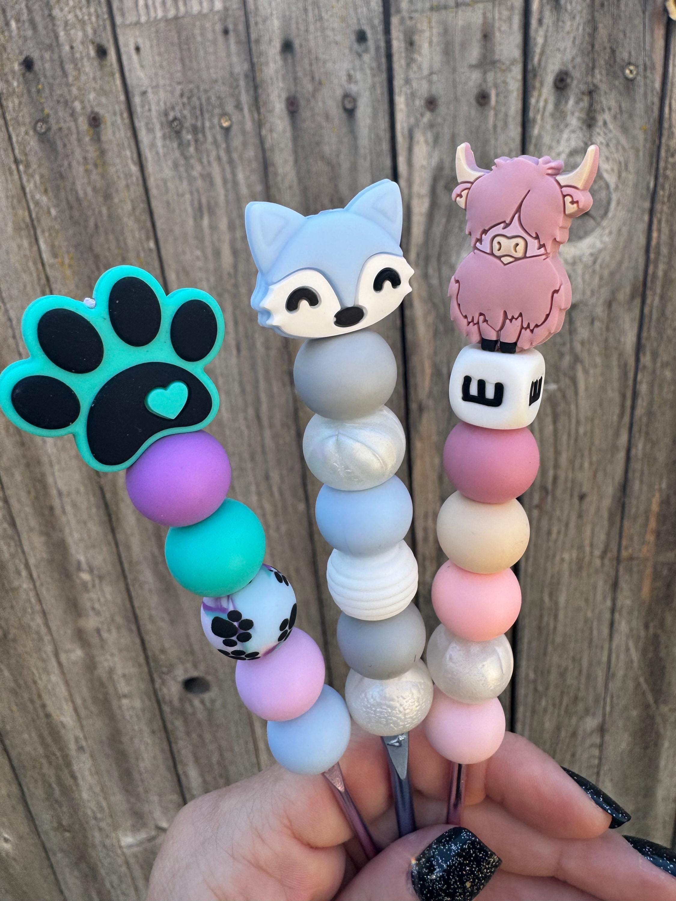 Animal Silicone Bead Crochet Hook: Ergonomic Grip