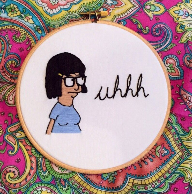 Handmade Bob's Burgers Tina Belcher 'uhhh' Etsy