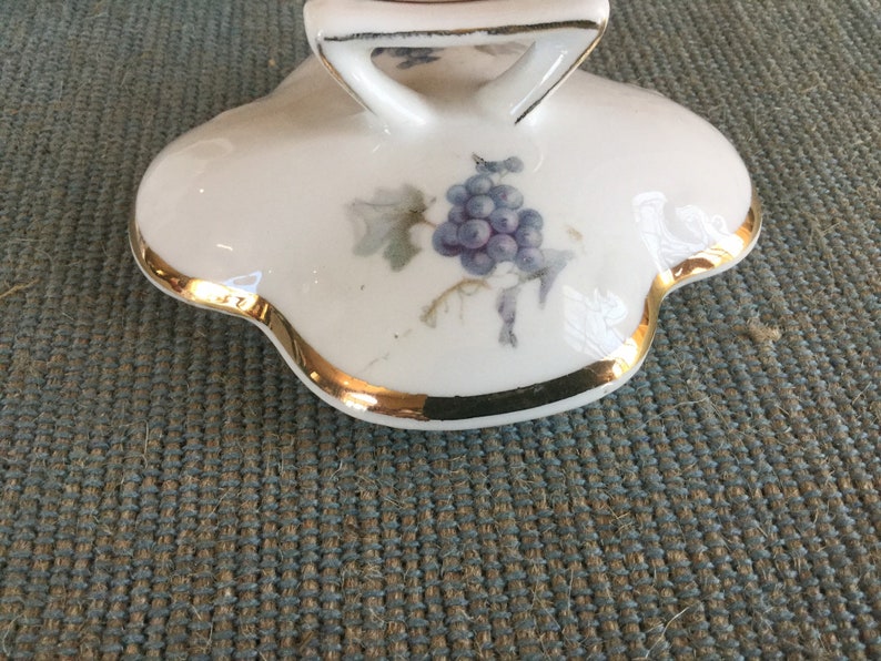 Antique Z S /& Co Bavaria Covered Sugar Vineta Pattern 1880-1918
