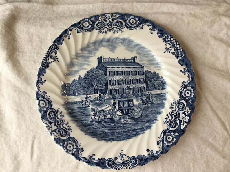 Myott The Brook Set Von 4 Tellern Kuche Essen Vintage Englisch