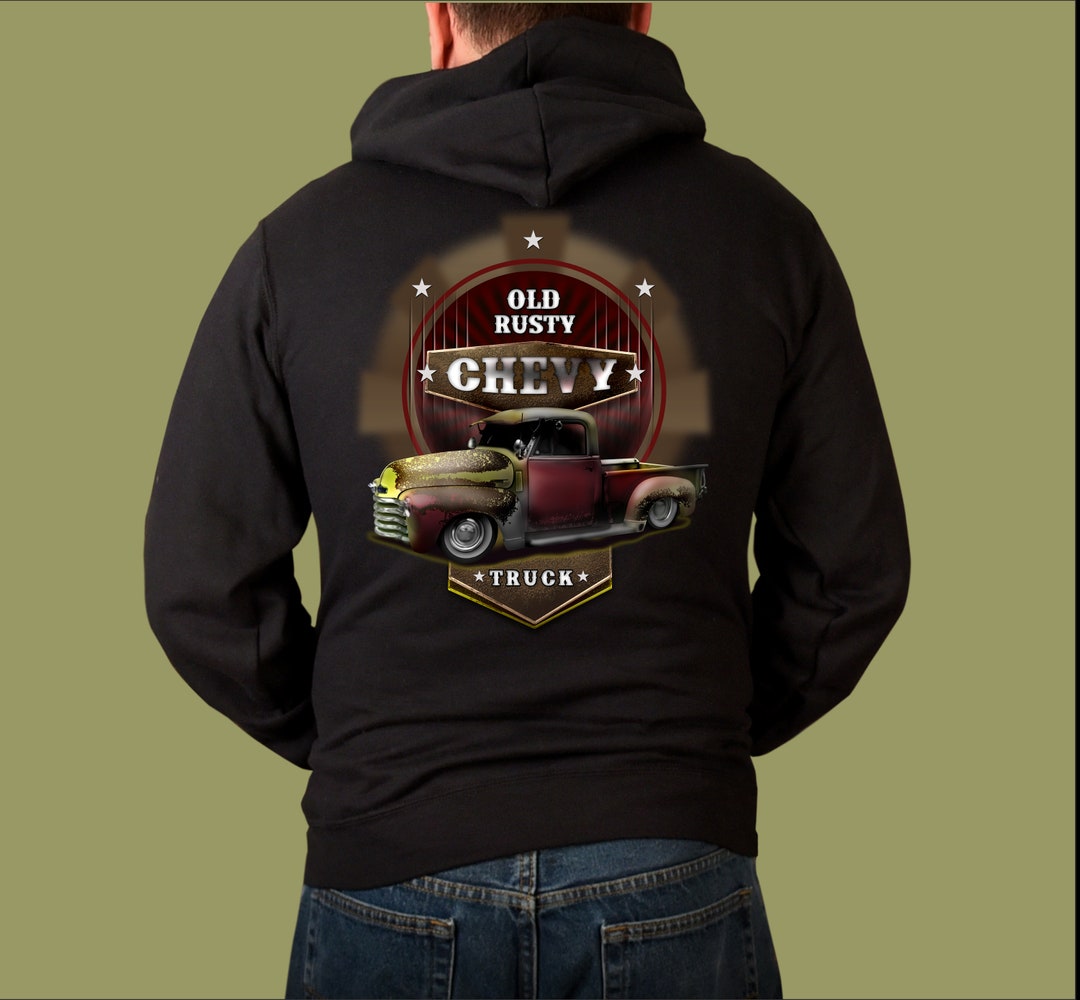Rat Rod Chevy Truck Hoodie - Etsy