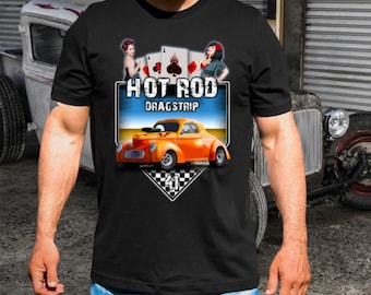 Hot rod Drag strip t-shirt