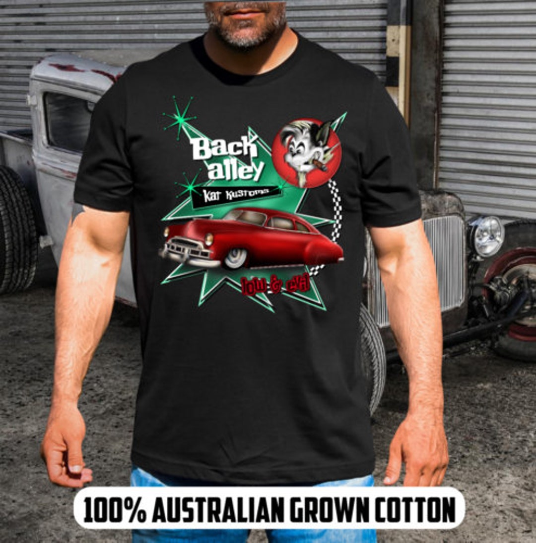 Back Alley Kat Kustoms Tshirt Etsy