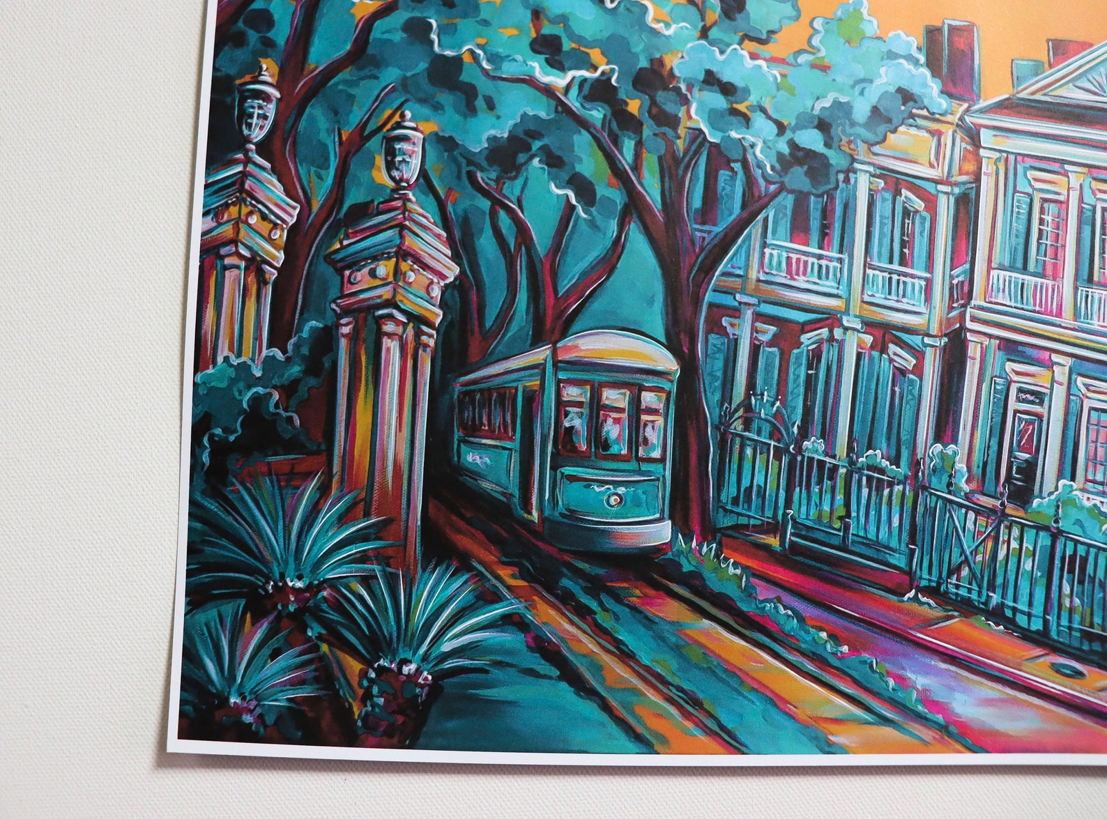 New Orleans Uptown Print 01 Triptych Art Print Home Decor Etsy