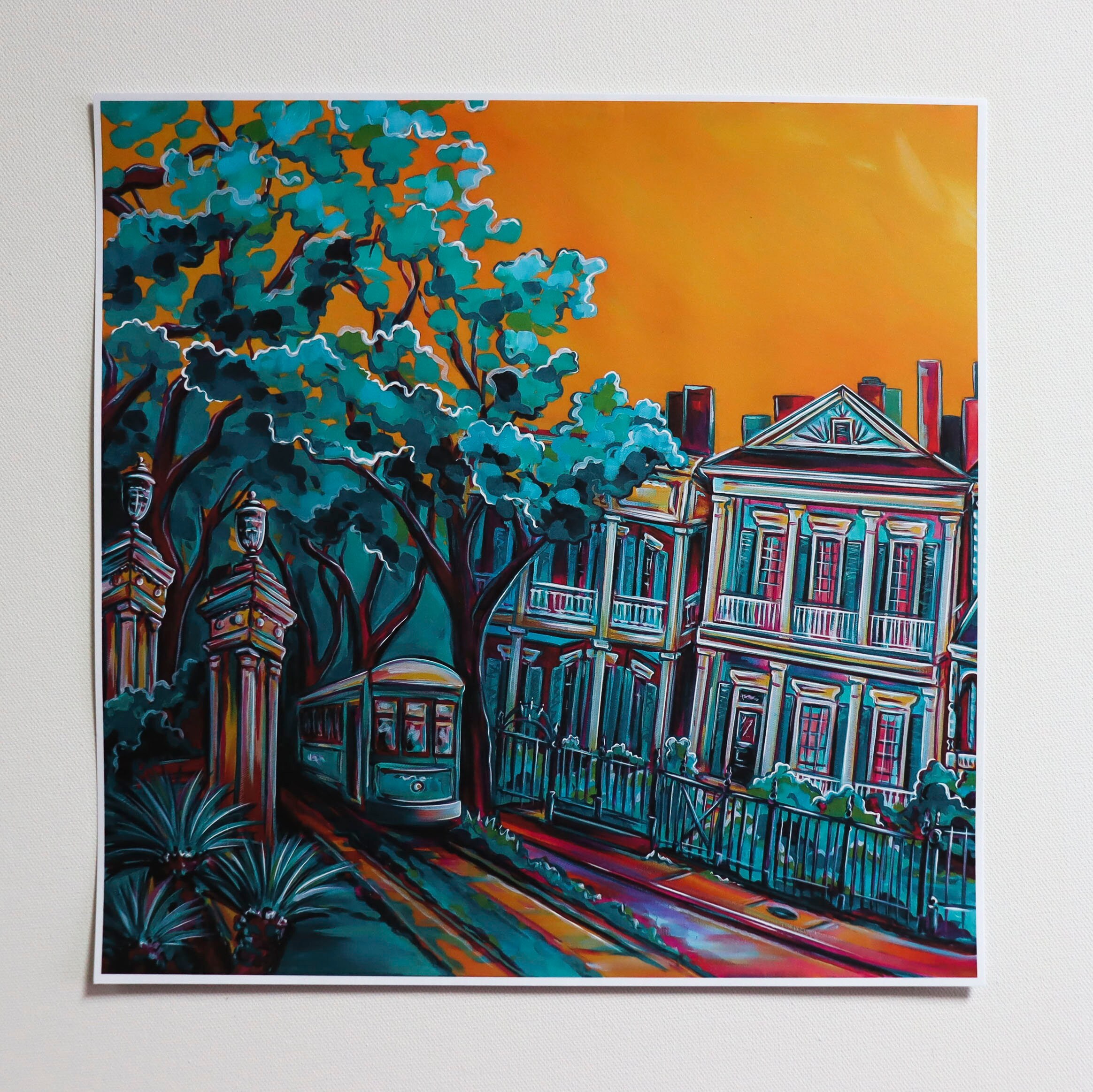 New Orleans Uptown Print 01 Triptych Art Print Home Decor Etsy