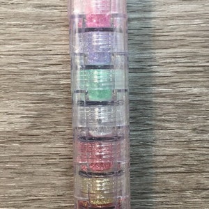 True Colors USA Mineral Makeup 8 Stack Cosmetic Glitter zdjęcie 1
