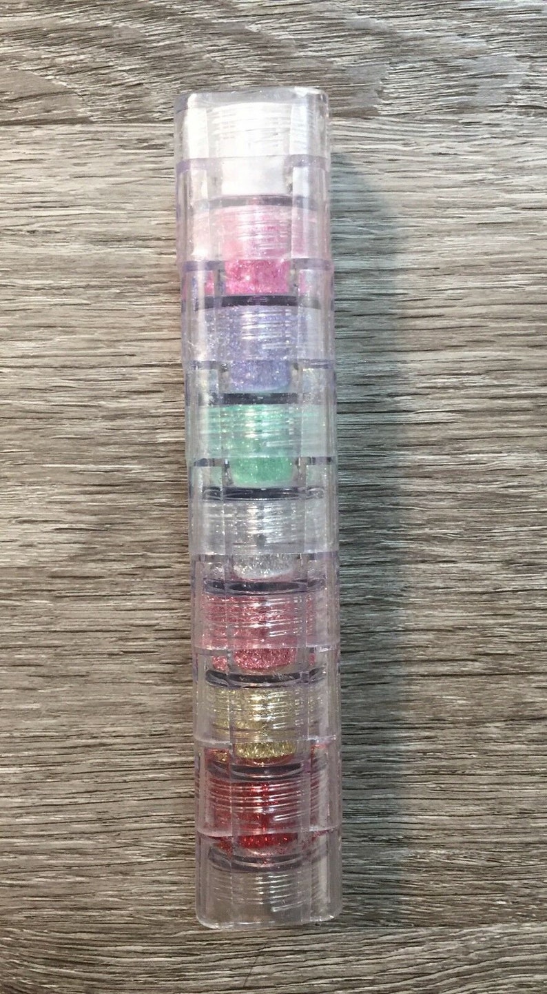 True Colors USA Mineral Makeup 8 Stack Cosmetic Glitter image 1