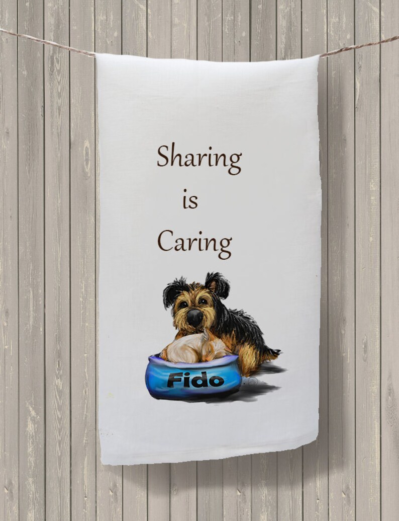 3 Dog Lover Kitchen Towels funny dog towel Kitchen decor Etsy
