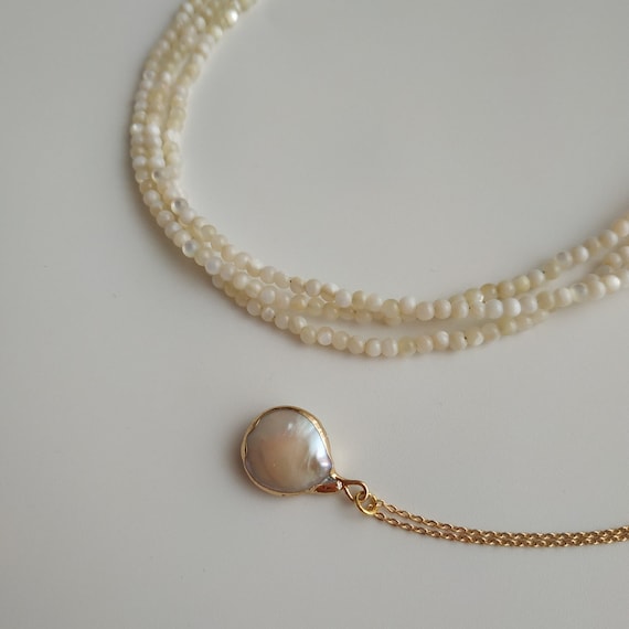 箱無し／モードに使える☆JAMIRAY KNOTS PEARL NECKLACE モードに使える☆JAMIRAY KNOTS PEARL NECKLACE