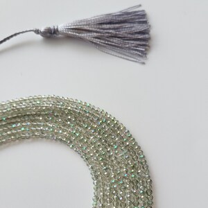 Collar de cuentas de vidrio verde, estilo étnico ucraniano, regalo vintage imagen 8