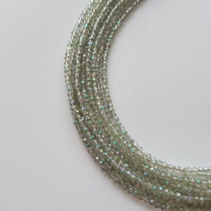 Collar de cuentas de vidrio verde, estilo étnico ucraniano, regalo vintage imagen 7