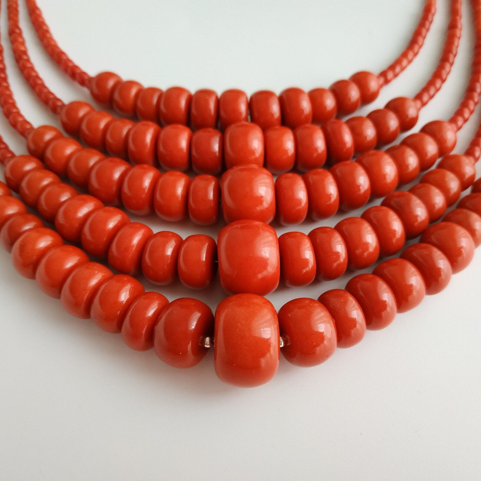 Natural Coral Jewelry Vintage Big Coral Necklace Ukrainian Etsy