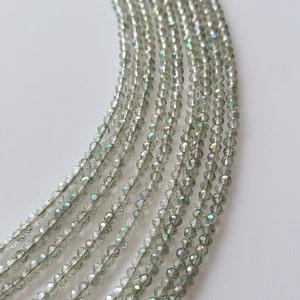 Collar de cuentas de vidrio verde, estilo étnico ucraniano, regalo vintage imagen 6