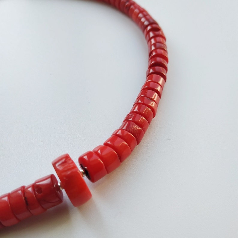 Red Coral Beads Jewelry Real Coral Necklace Ukrainian Vintage Etsy