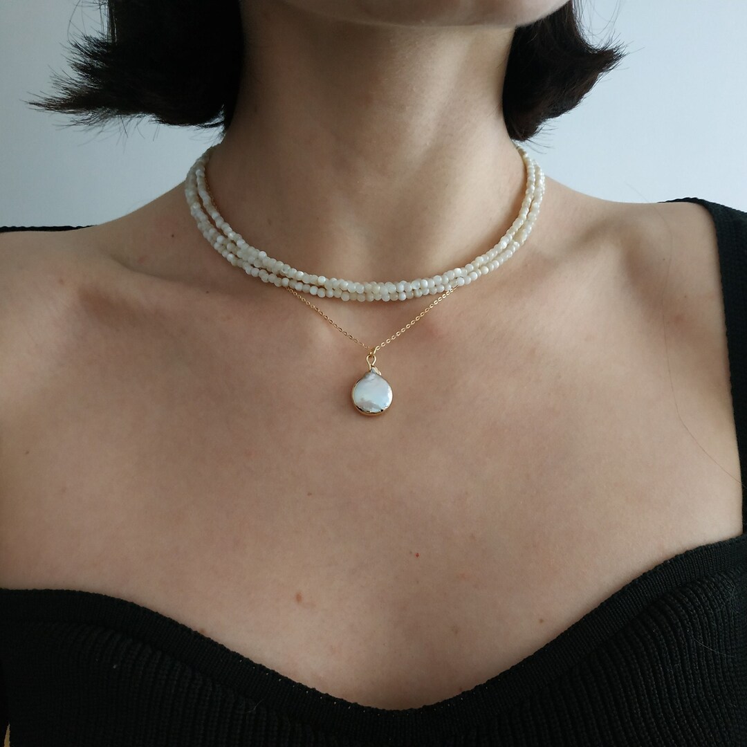 箱無し／モードに使える☆JAMIRAY KNOTS PEARL NECKLACE 箱無し／モードに使える☆JAMIRAY KNOTS PEARL NECKLACE モード