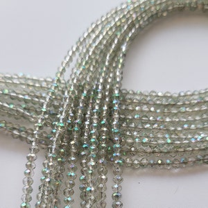 Collar de cuentas de vidrio verde, estilo étnico ucraniano, regalo vintage imagen 10