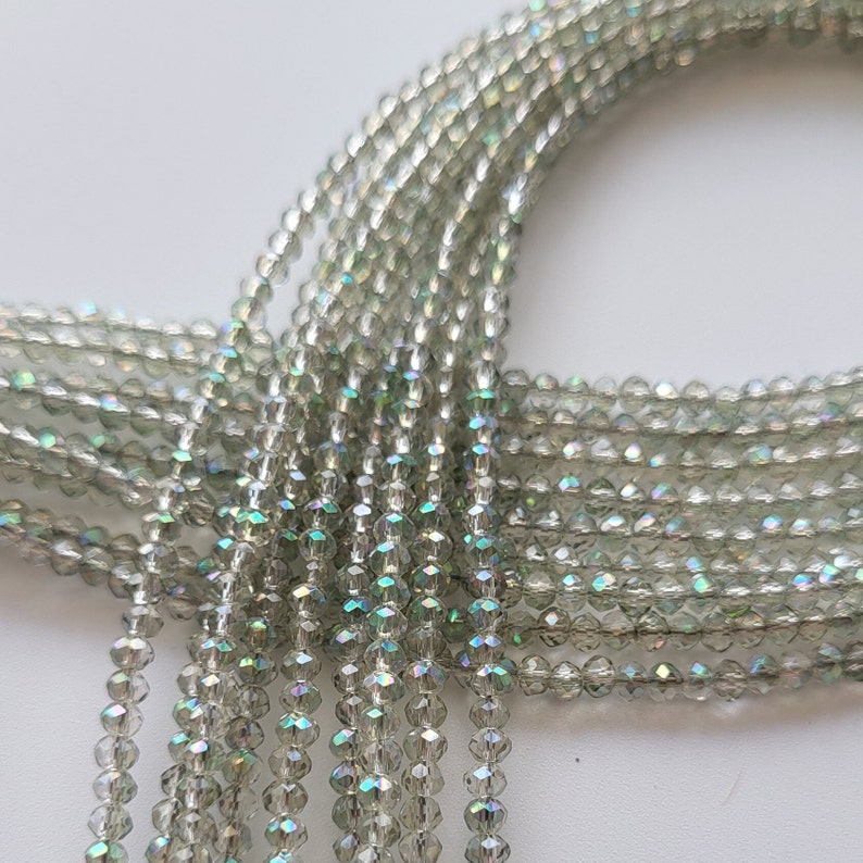 Collar de cuentas de vidrio verde, estilo étnico ucraniano, regalo vintage imagen 10