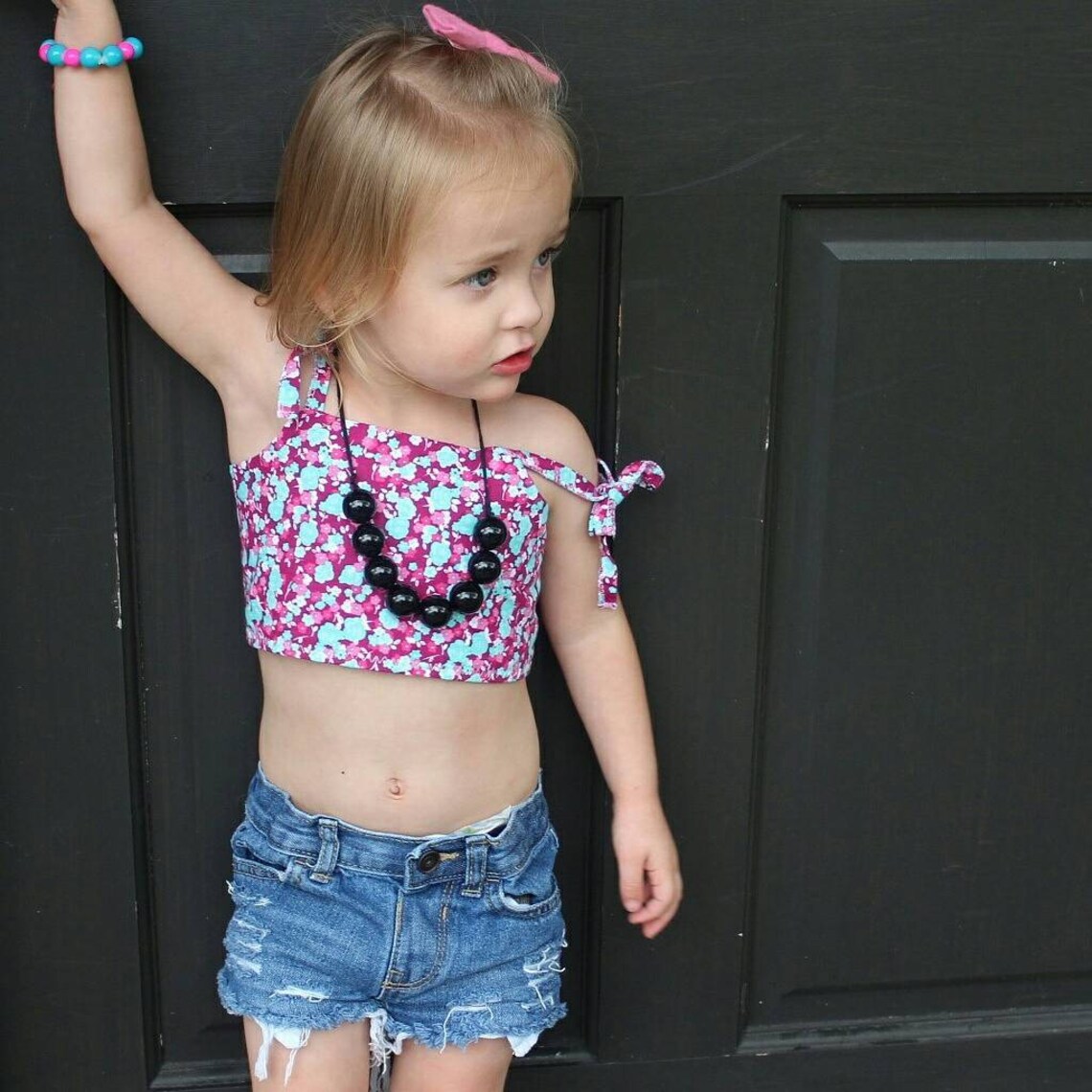 READY TO SHIP Girls distressed denim shorts Booty Jean Etsy