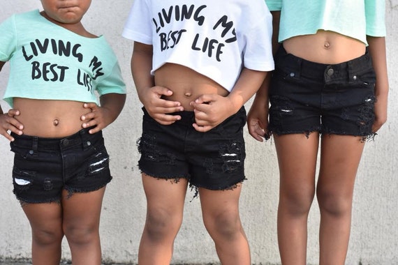 ripped denim shorts girls